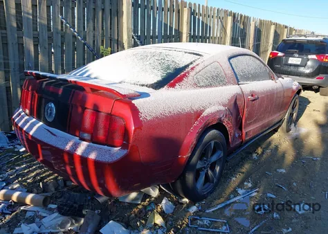 2008 Ford Mustang V6 Deluxe/V6 Premium из США, поврежденный, VIN 1ZVHT80N585174372